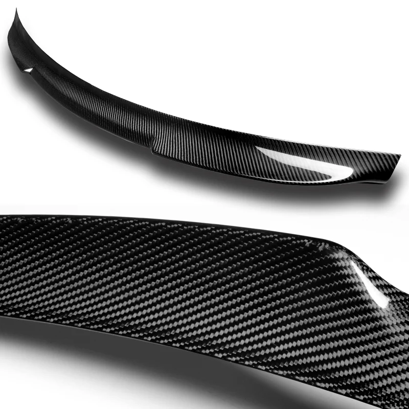 V-Style Rear Trunk Lip Duckbill Spoiler Wing For 2016-2020 Kia Optima K5 -Real Carbon Fiber - Image 2