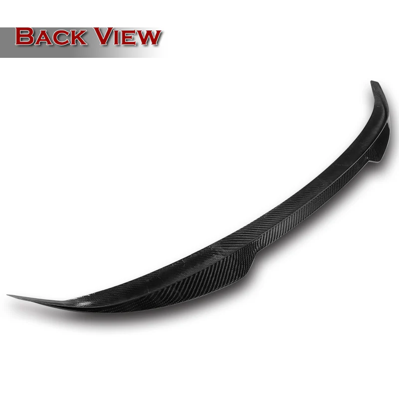 V-Style Rear Trunk Lip Duckbill Spoiler Wing For 2022-2025 Subaru WRX Sedan -Real Carbon Fiber - Image 4
