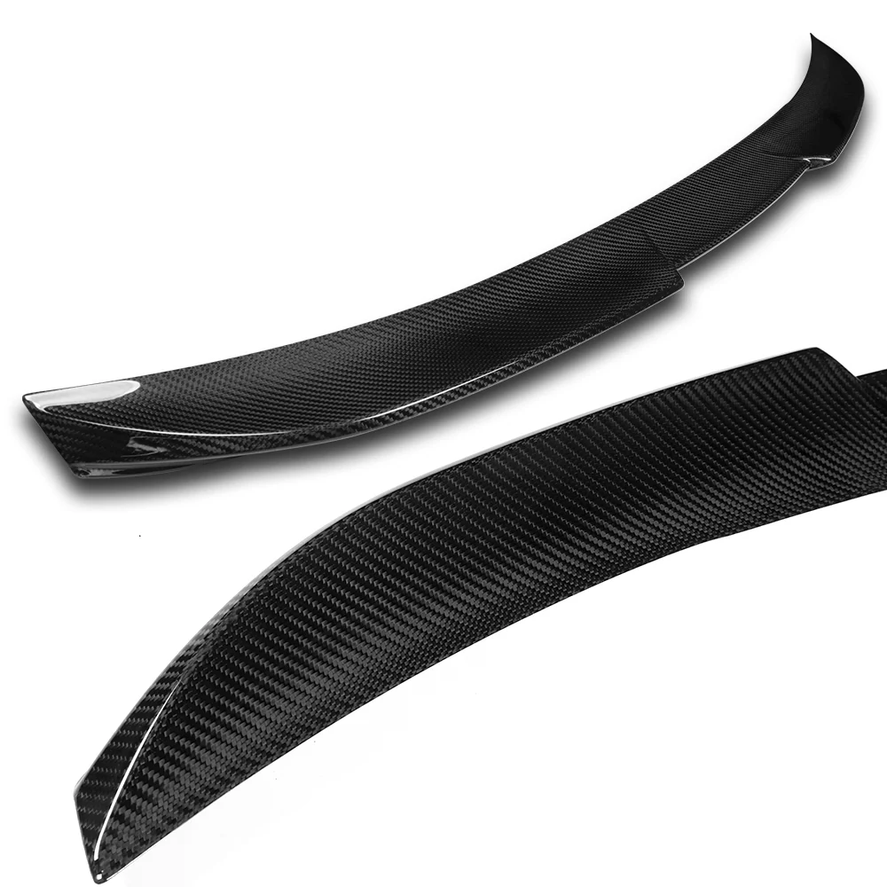 V-Style Rear Trunk Lip Duckbill Spoiler Wing For 2024-2025 BMW 5-Series i5 G60 -Real Carbon Fiber - Image 3