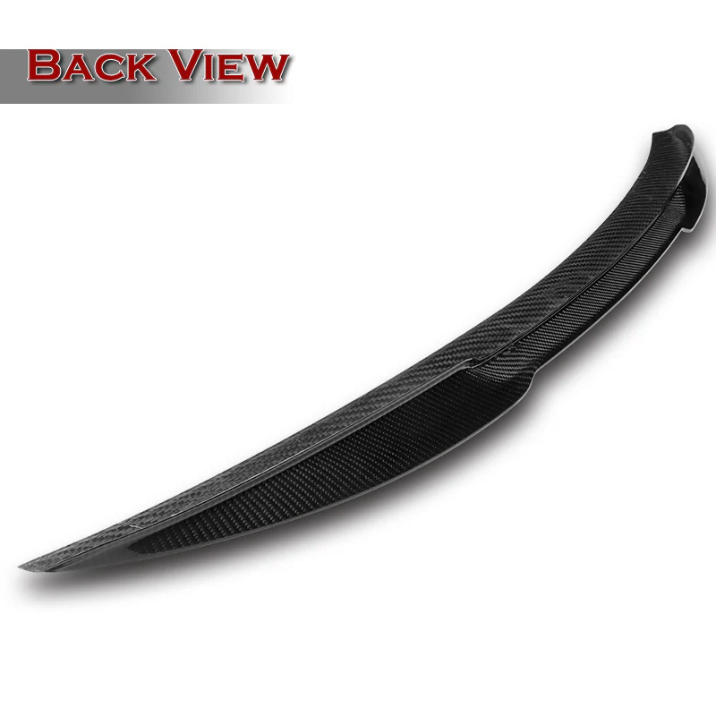 V-Style Rear Trunk Lip Spoiler Wing For 2007-2013 BMW 3-Series E93 Convertible -Real Carbon Fiber - Image 4