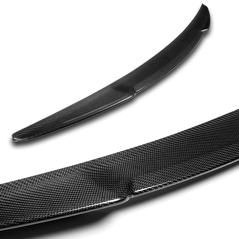 V-Style Rear Trunk Lip Duckbill Spoiler Wing For 2013-2017 Honda Accord 2-DR / Coupe -Real Carbon Fiber - Image 2