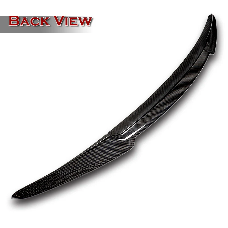 V-Style Rear Trunk Lip Duckbill Spoiler Wing For 2013-2017 Honda Accord 2-DR / Coupe -Real Carbon Fiber - Image 4