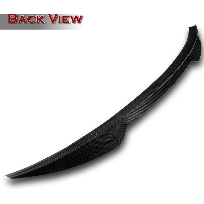 V-Style Rear Trunk Lip Spoiler Wing For 2014-2016 Kia Forte Koup Coupe 2-DR -Real Carbon Fiber - Image 4