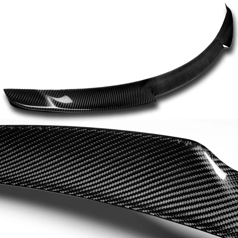 V-Style Rear Trunk Lip Spoiler Wing For 2015-2020 Acura TLX -Real Carbon Fiber - Image 2