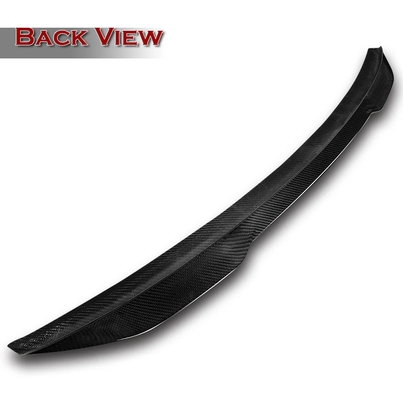 V-Style Rear Trunk Lip Spoiler Wing For 2016-2022 BMW 7-Series G11 G12 4-DR / Sedan -Real Carbon Fiber - Image 4