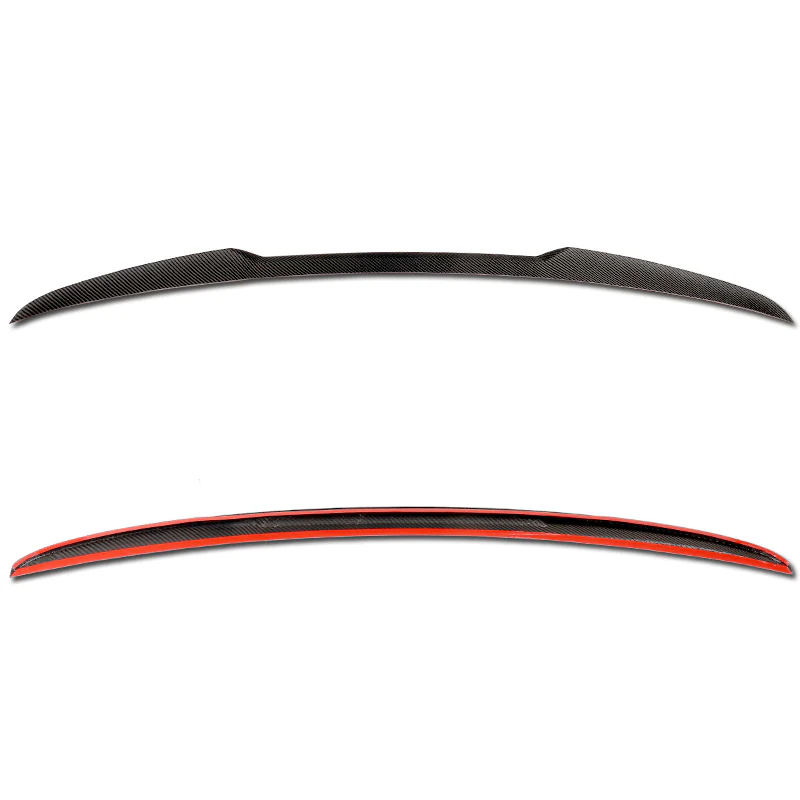 V-Style Rear Trunk Lip Spoiler Wing For 2017-2023 BMW 5-Series G30 -Real Carbon Fiber - Image 4