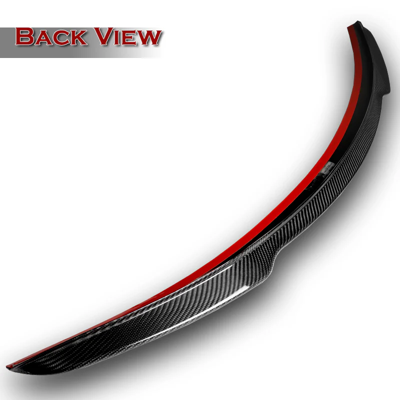 V-Style Rear Trunk Lip Spoiler Wing For 2018-2023 Honda Accord 4-DR / Sedan -Real Carbon Fiber - Image 4
