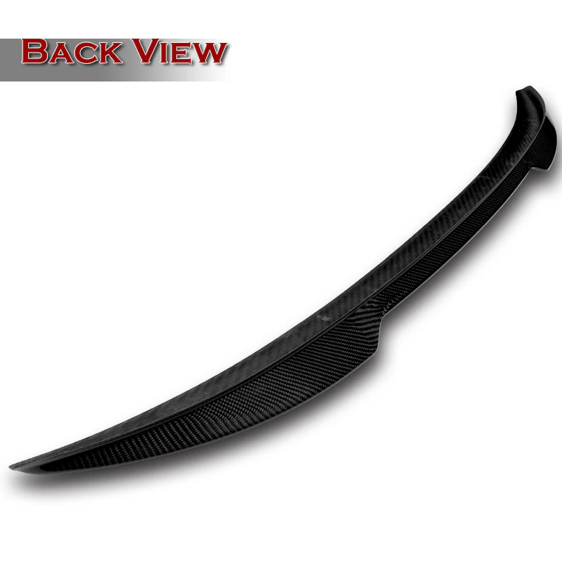 V-Style Rear Trunk Lip Spoiler Wing For 2019-2022 Toyota Avalon -Real Carbon Fiber - Image 4