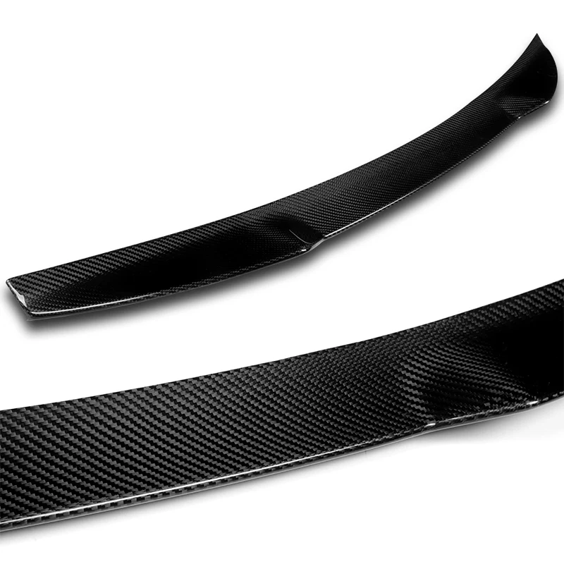 V-Style Rear Trunk Lip Spoiler Wing For 2022-2025 Honda Civic Hatchback -Real Carbon Fiber - Image 2