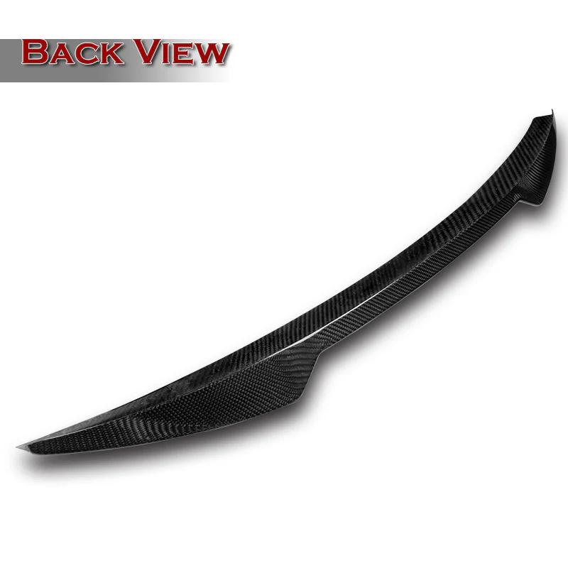 V-Style Rear Trunk Lip Spoiler Wing For 2022-2025 Honda Civic Hatchback -Real Carbon Fiber - Image 4