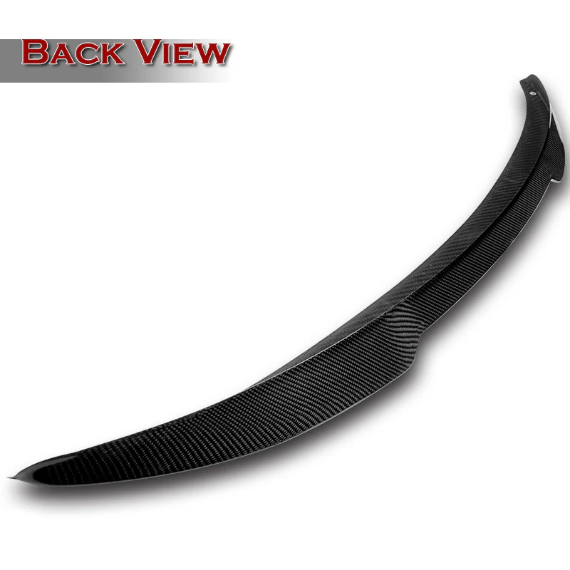 V-Style Rear Trunk Lip Spoiler Wing For 2022-2025 Honda Civic 11th Gen 4-DR / Sedan -Real Carbon Fiber - Image 4