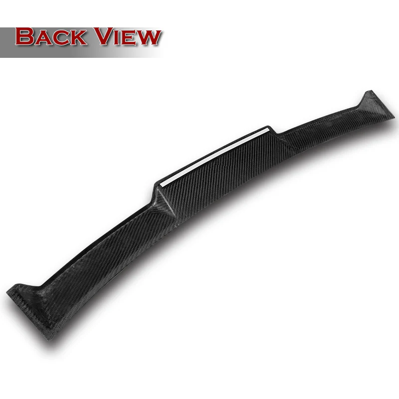 V-Style Rear Window Roof Visor Wing Spoiler For 2008-2013 BMW E82 1-Series 2-DR / Coupe -Real Carbon Fiber - Image 4