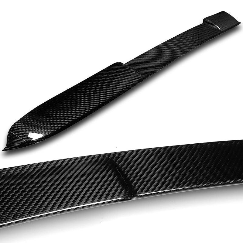 V-Style Rear Window Roof Visor Wing Spoiler For 2008-2013 Nissan Altima 2-DR / Coupe -Real Carbon Fiber - Image 2