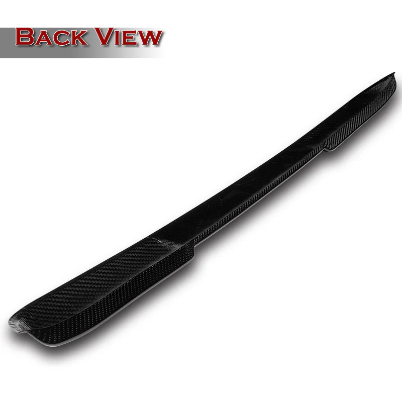 V-Style Rear Window Roof Visor Wing Spoiler For 2008-2013 Nissan Altima 2-DR / Coupe -Real Carbon Fiber - Image 4
