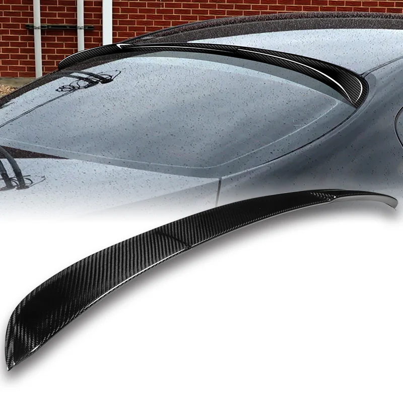 V-Style Rear Window Roof Visor Wing Spoiler For 2008-2013 Nissan Altima 2-DR / Coupe -Real Carbon Fiber - Image 5