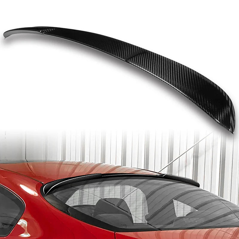 V-Style Rear Window Roof Visor Wing Spoiler For 2008-2013 Nissan Altima 2-DR / Coupe -Real Carbon Fiber - Image 6