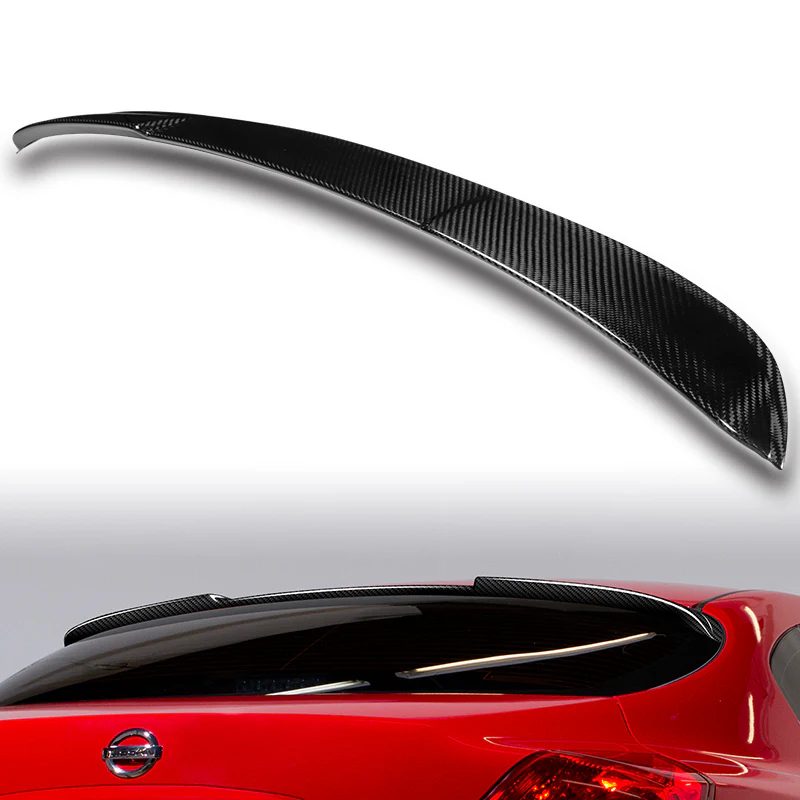 V-Style Rear Window Roof Visor Wing Spoiler For 2008-2013 Nissan Altima 2-DR / Coupe -Real Carbon Fiber - Image 7