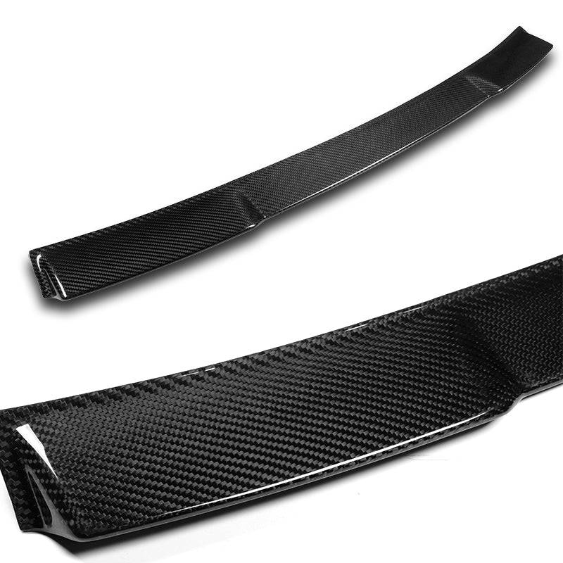 V-Style Rear Window Roof Visor Wing Spoiler For 2009 - 2014 Acura TSX -Real Carbon Fiber - Image 2