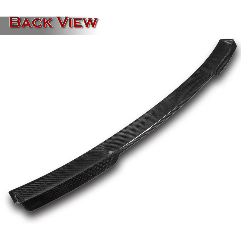 V-Style Rear Window Roof Visor Wing Spoiler For 2009 - 2014 Acura TSX -Real Carbon Fiber - Image 4