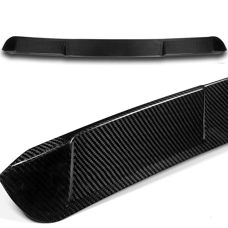 V-Style Rear Window Roof Visor Wing Spoiler For 2013-2020 Lexus GS300 GS350 GSF -Real Carbon Fiber - Image 2