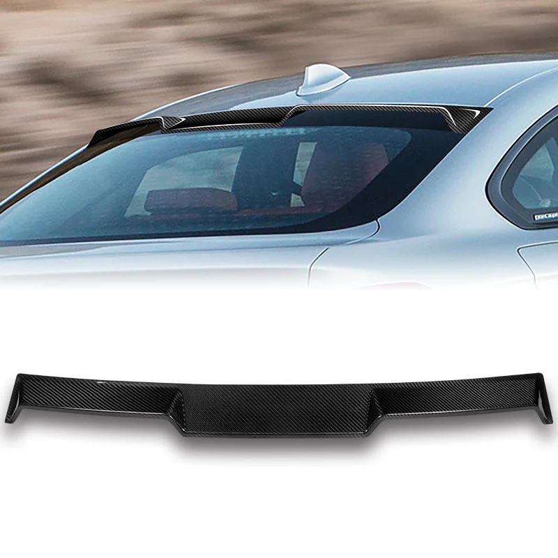 V-Style Rear Window Roof Visor Wing Spoiler For 2015-2020 BMW F36 4-Series Gran Coupe -Real Carbon Fiber - Image 7