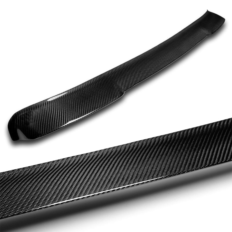 V-Style Rear Window Roof Visor Wing Spoiler For 2018 - 2024 Toyota Camry -Real Carbon Fiber - Image 2