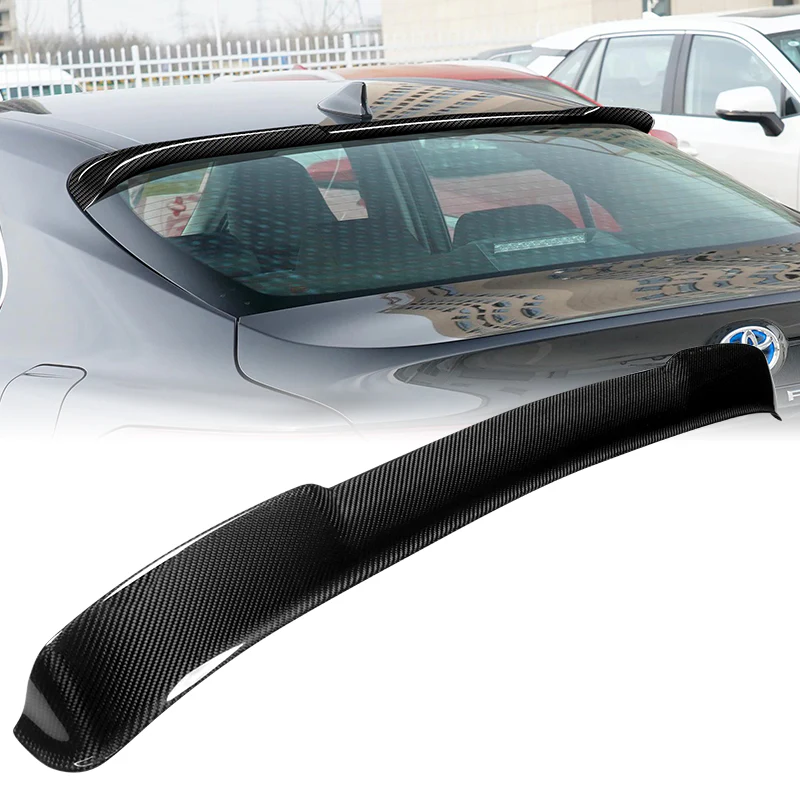 V-Style Rear Window Roof Visor Wing Spoiler For 2018 - 2024 Toyota Camry -Real Carbon Fiber - Image 6