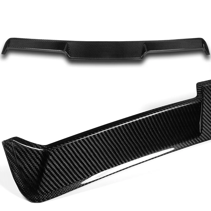 V-Style Rear Window Roof Visor Wing Spoiler For 2020-2024 BMW F44 2-Series Gran Coupe -Real Carbon Fiber - Image 2