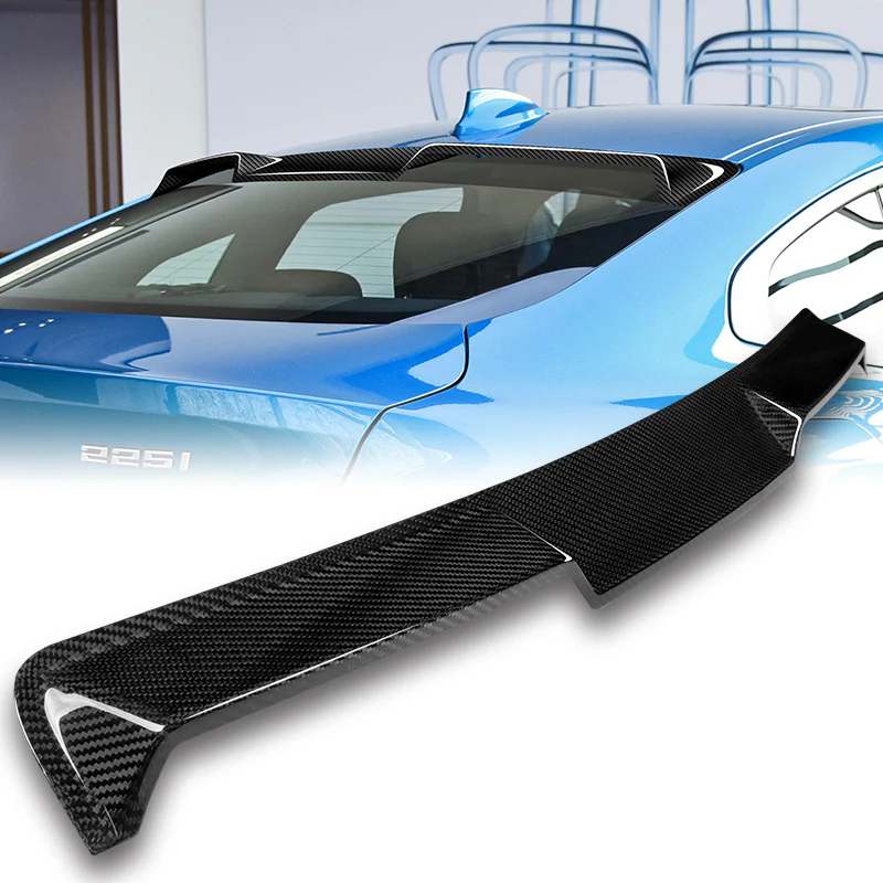 V-Style Rear Window Roof Visor Wing Spoiler For 2020-2024 BMW F44 2-Series Gran Coupe -Real Carbon Fiber - Image 7