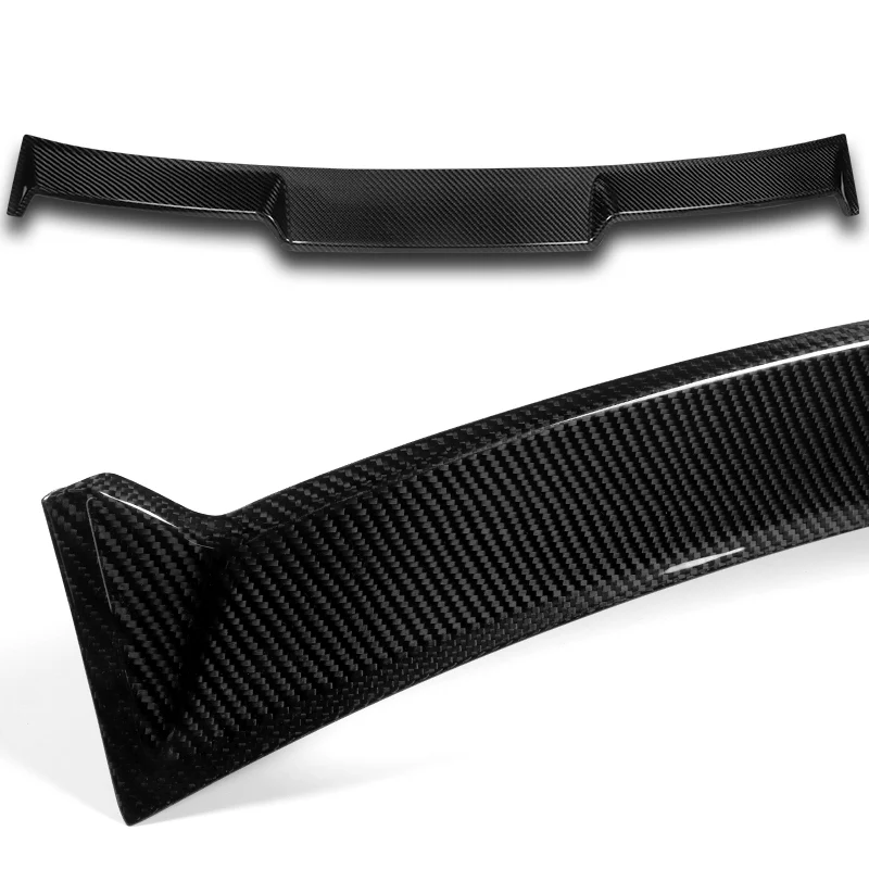 V-Style Rear Window Roof Visor Wing Spoiler For 2021-2023 BMW G22 G82 4-Series 2-DR / Coupe -Real Carbon Fiber - Image 2