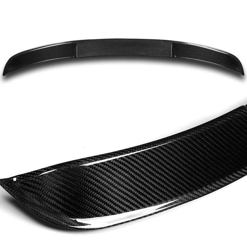 V-Style Rear Window Roof Visor Wing Spoiler For 2021 - 2024 Kia K5 Sedan -Real Carbon Fiber - Image 2