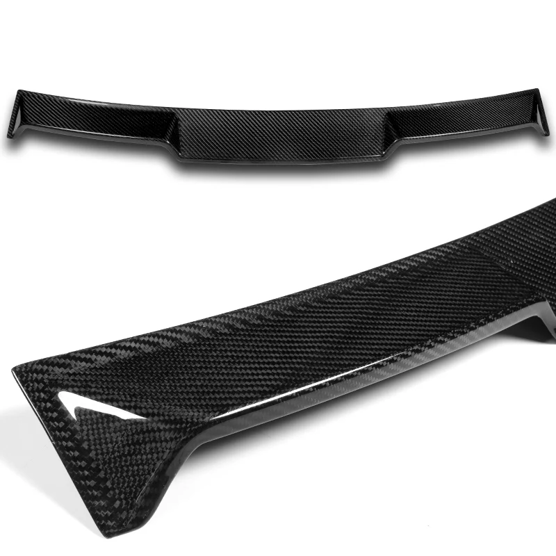 V-Style Rear Window Roof Visor Wing Spoiler For 2022-2025 BMW G42 2-Series 2-DR / Coupe -Real Carbon Fiber - Image 2
