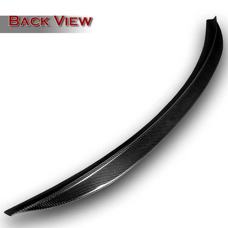 V2-Style Rear Trunk Lip Spoiler Wing For 2012-2015 Honda Civic 4-DR / Sedan -Real Carbon Fiber - Image 4