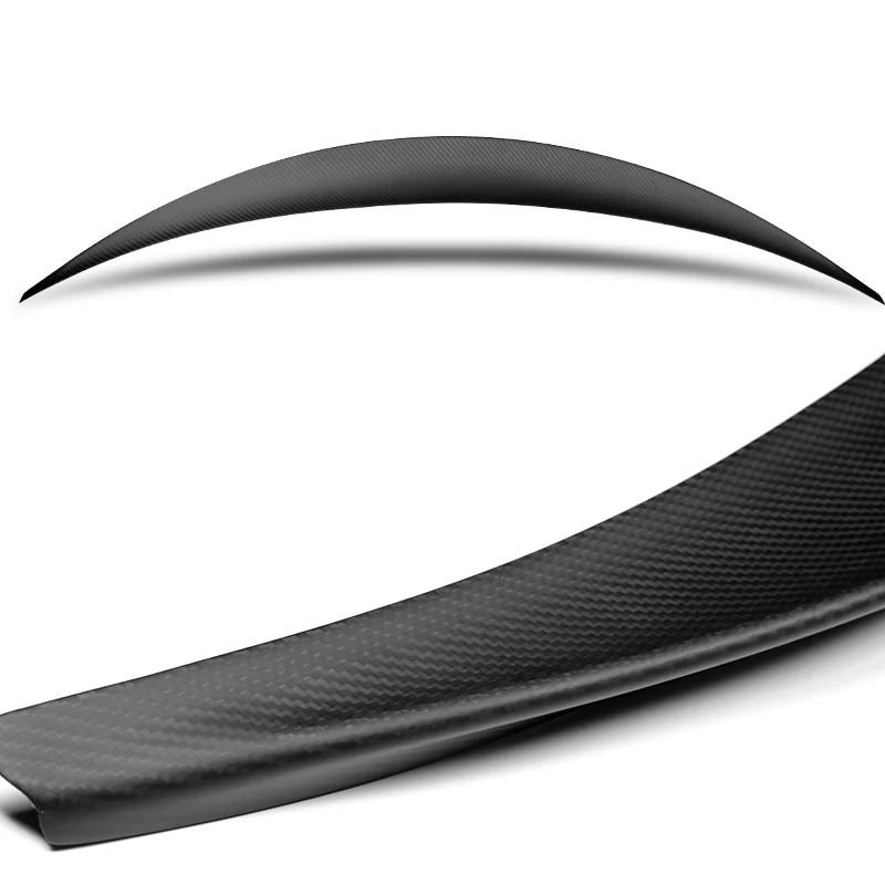 VIP-Style Rear Trunk Lip Duckbill Spoiler Wing For 2020-2024 Tesla Model Y -Matte Carbon Fiber - Image 2