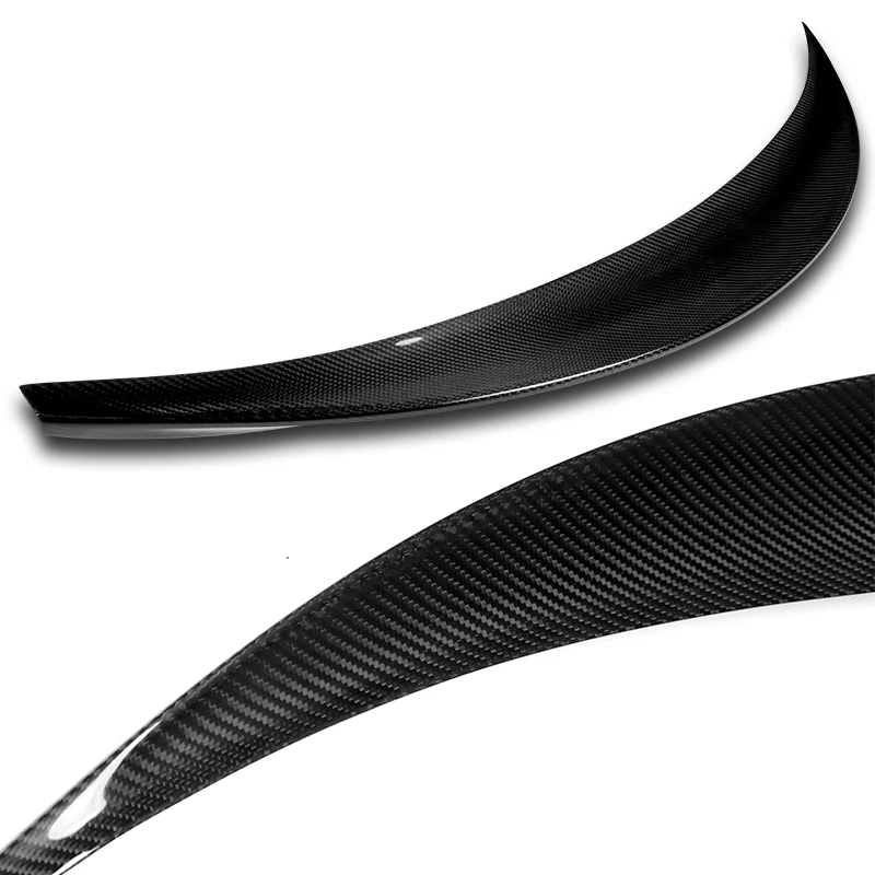 VIP-Style Rear Trunk Lip Duckbill Spoiler Wing For 2020-2024 Tesla Model Y -Real Carbon Fiber - Image 2