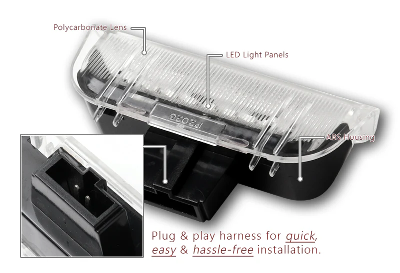 Volkswagen Golf MK6 MK7 / Passat / Jetta White 18-SMD LED Side Door Courtesy Lights - Image 2
