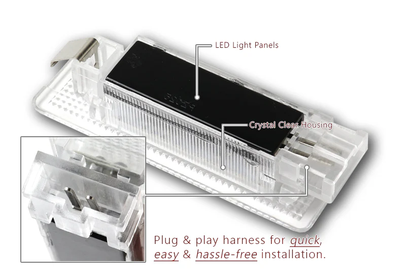 Volkswagen Golf GTI / Jetta / Passat / Tiguan / Eos / CC White LED Trunk & Cargo Area Lights - Image 2