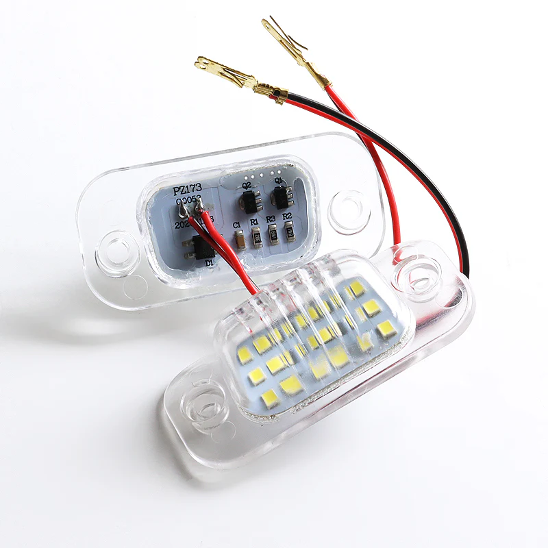 Volkswagen Golf MK3 / Polo 3 /  Classic / Variant SEAT White SMD LED License Plate Lights (2pcs) - Image 2