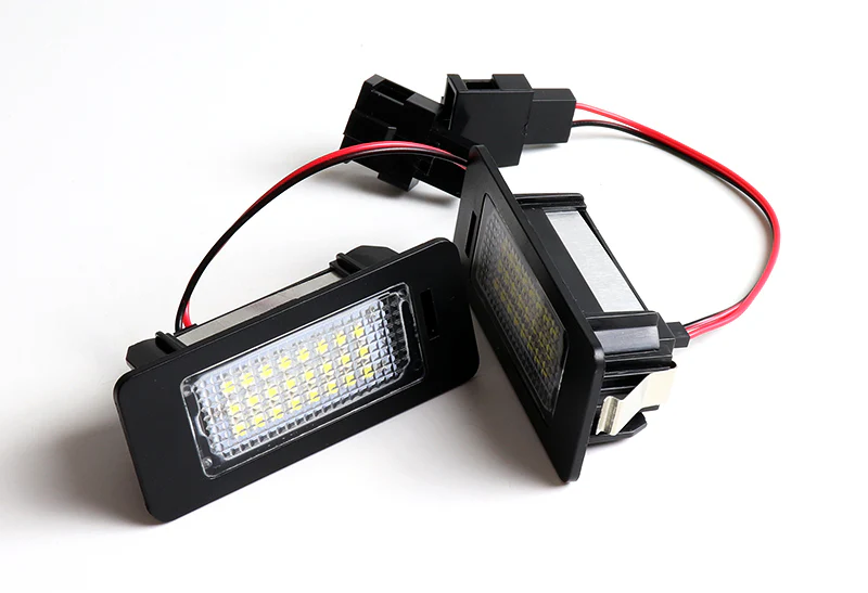 2009-2014 Audi A4 S4 A5 S5 TT White 24-SMD 6000K LED License Plate Lights (2pcs) - Image 3