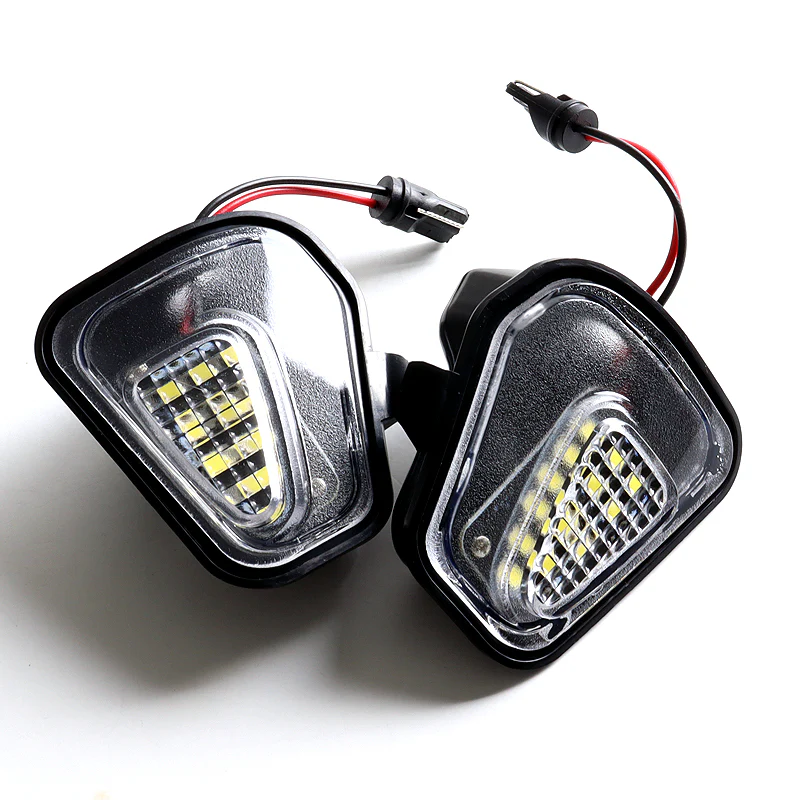 Volkswagen VW Jetta / Passat / CC / Beetle White LED Side Mirror Puddle Lights -Clear Lens - Image 2