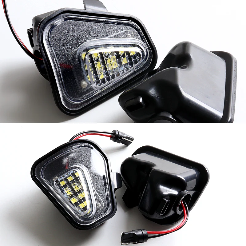 Volkswagen VW Jetta / Passat / CC / Beetle White LED Side Mirror Puddle Lights -Clear Lens - Image 4