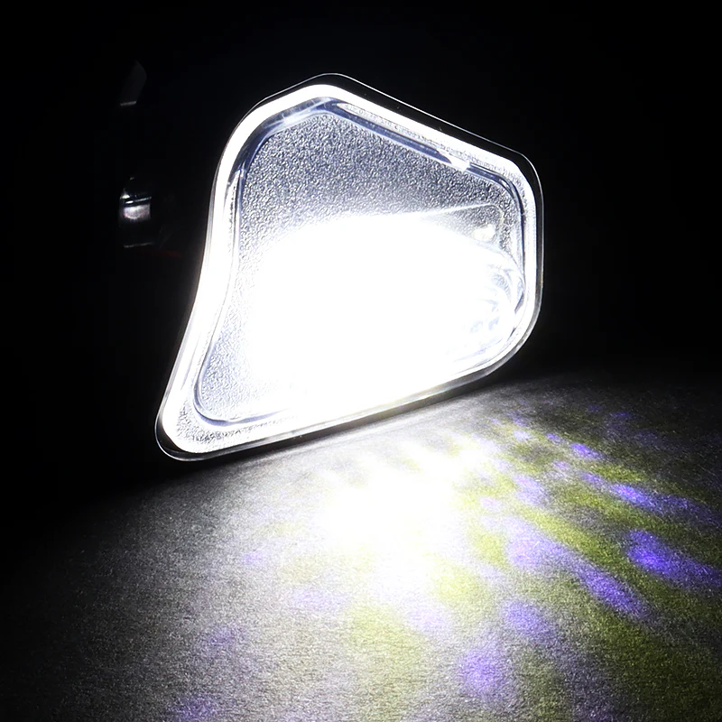 Volkswagen VW Jetta / Passat / CC / Beetle White LED Side Mirror Puddle Lights -Clear Lens - Image 5