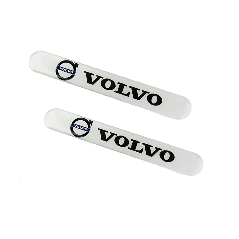 Volvo Set of S60 S80 XC70 XC90 V70 Xenon White SMD LED 6000K License Plate Lights with Fenders Bumper Badge Scratch Guards - Image 10