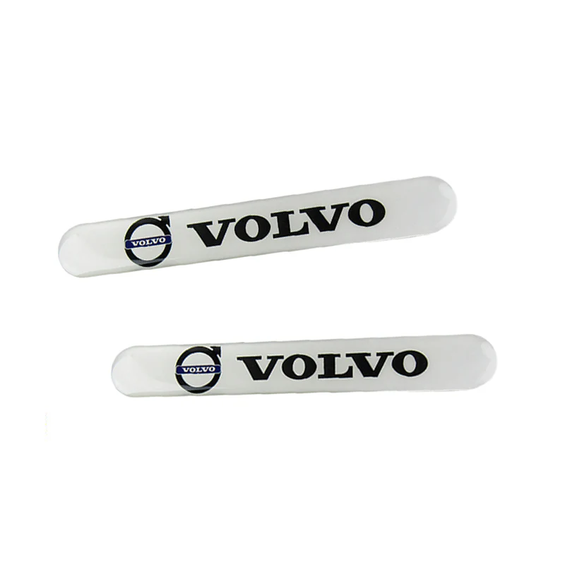 Volvo Set of S60 S80 XC70 XC90 V70 Xenon White SMD LED 6000K License Plate Lights with Fenders Bumper Badge Scratch Guards - Image 4