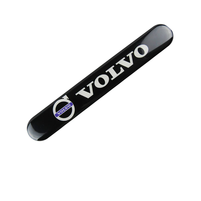 Volvo VOLVO Black Car Door Rear Trunk Side Fenders Bumper Badge Scratch Guard Sticker New 2pcs - Image 6