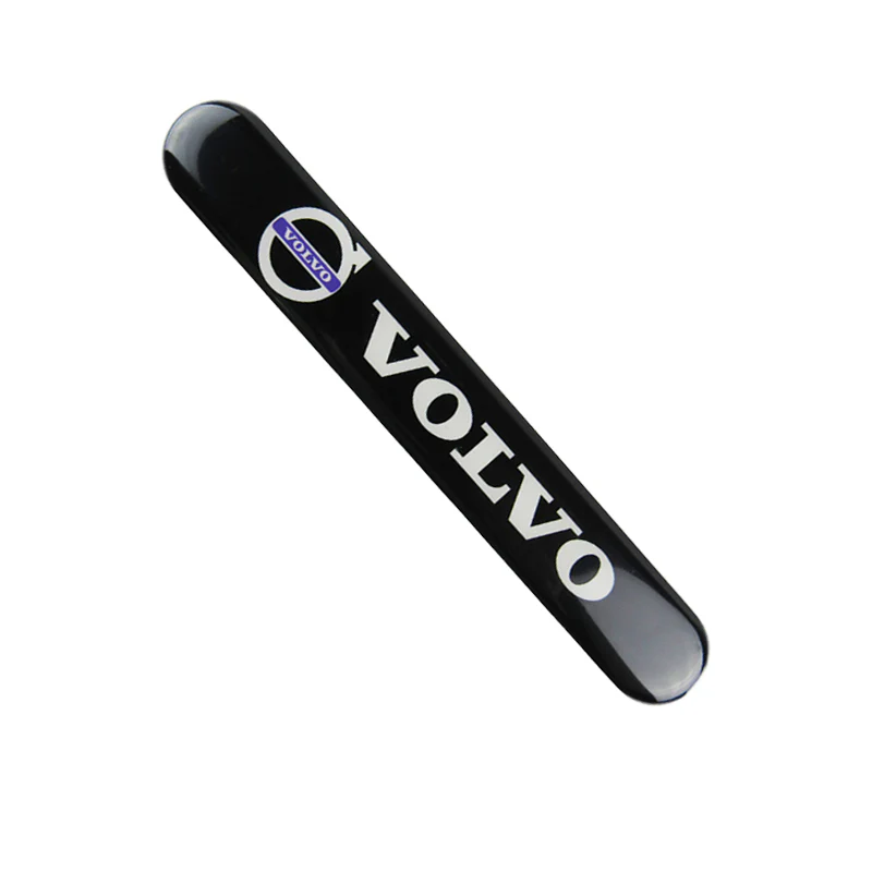 Volvo VOLVO Black Car Door Rear Trunk Side Fenders Bumper Badge Scratch Guard Sticker New 2pcs - Image 7
