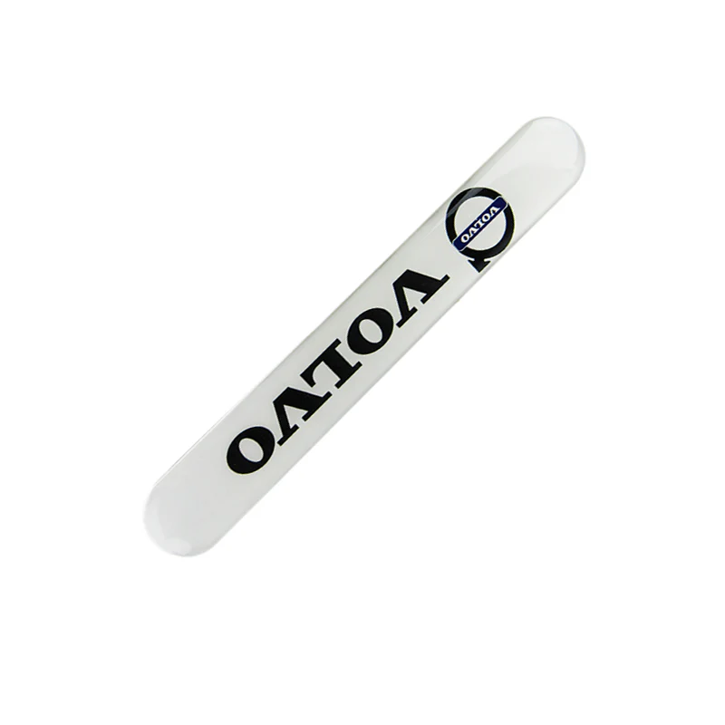 Volvo VOLVO White Car Door Rear Trunk Side Fenders Bumper Badge Scratch Guard Sticker New 4pcs - Image 6