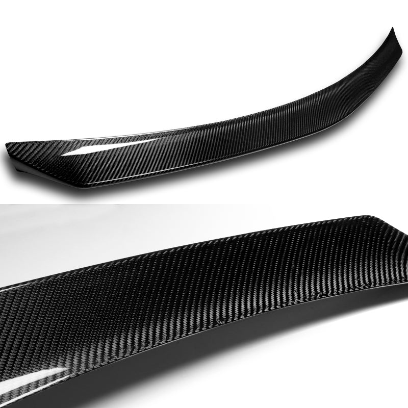 VT-Style Rear Trunk Lip Duckbill Spoiler Wing For 2010-2016 Mercedes-Benz E350 E400 E500 E63 W212 -Real Carbon Fiber - Image 2