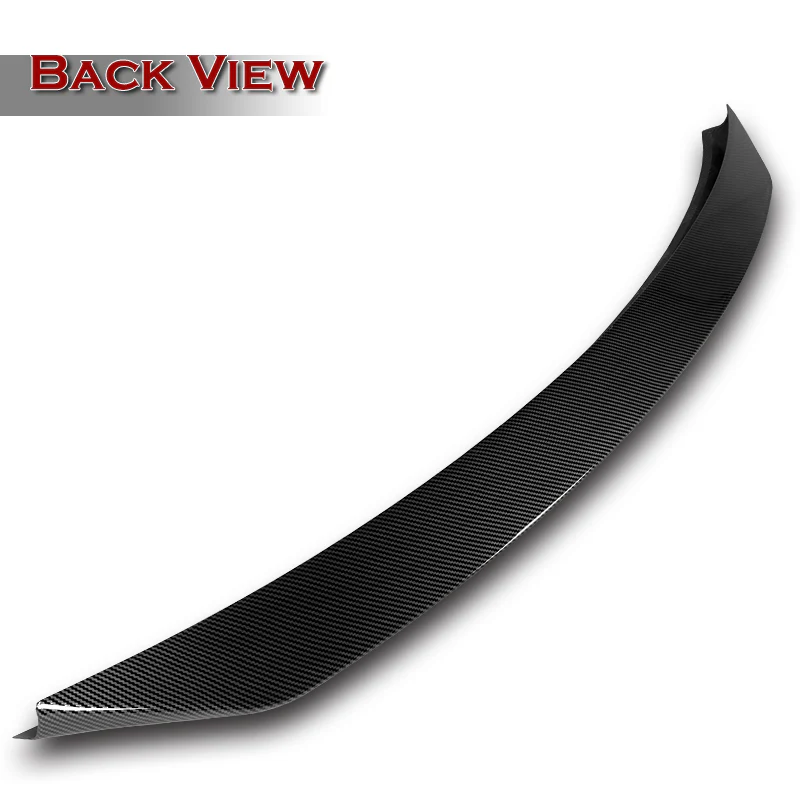 W-Power ABS AR-Style Rear Trunk Lip Duckbill Spoiler Wing For 2012-2015 Honda Civic Sedan 4DR -Carbon Fiber Look - Image 2