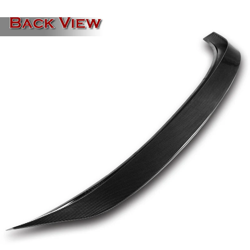 W-Power ABS AR-Style Rear Trunk Lip Spoiler Wing For 2014-2020 Lexus IS-Series Sedan 4DR -Carbon Fiber Look - Image 2